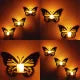 Decorative Butterfly Wall Shelf, Decoration Candlestick, Wall Décor Ideas, Wooden Wall Shelves ( Candle Light Not Include )