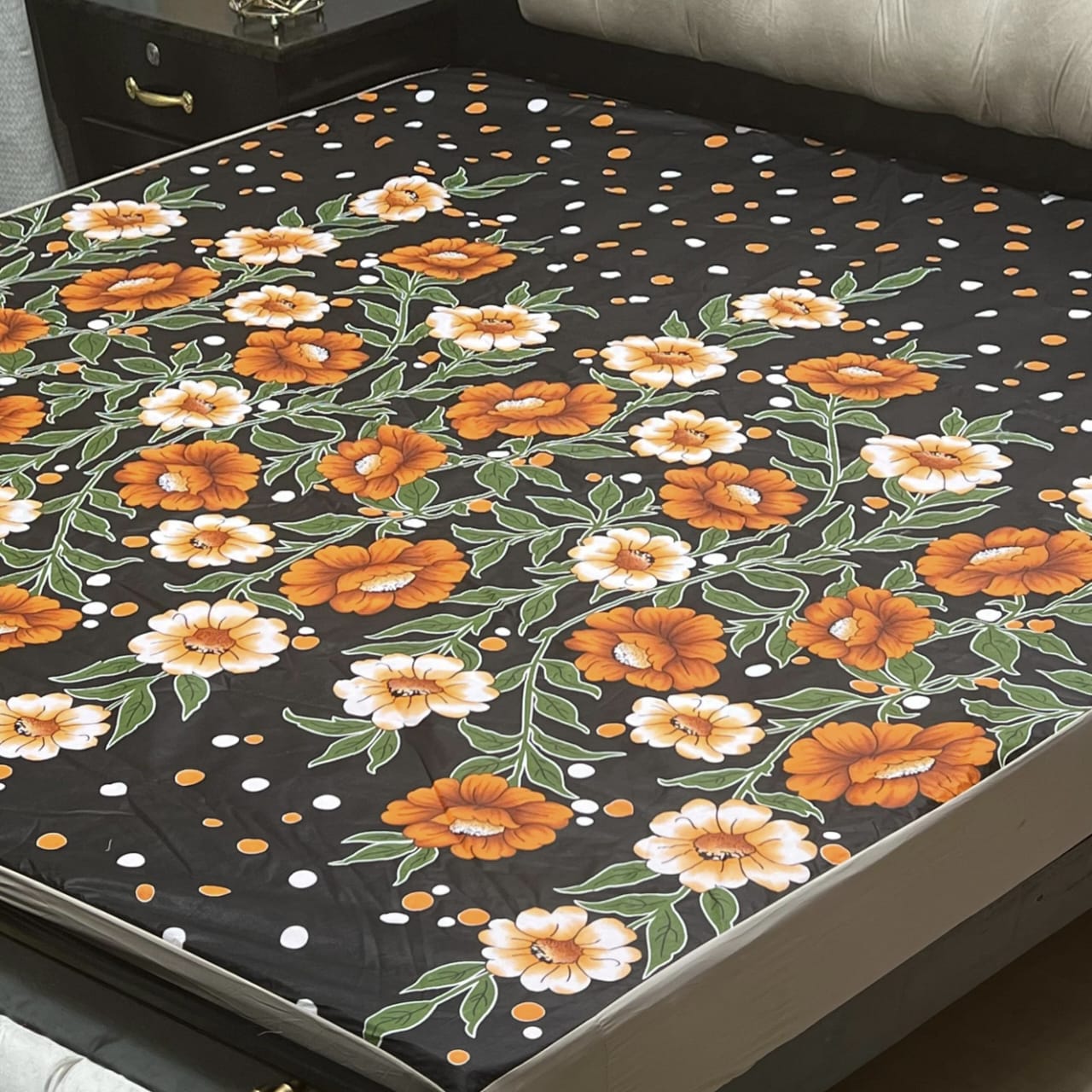 PRINTED WATER PROOF MATTRESS COVER